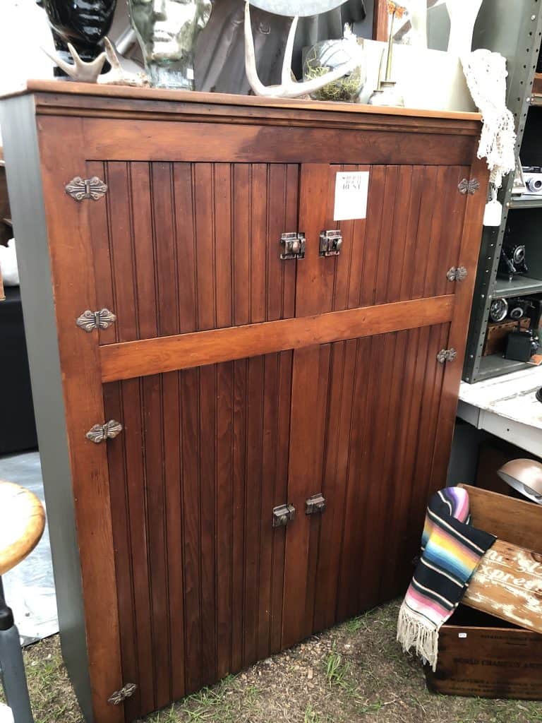 Round Top Texas Antique Ice Chest