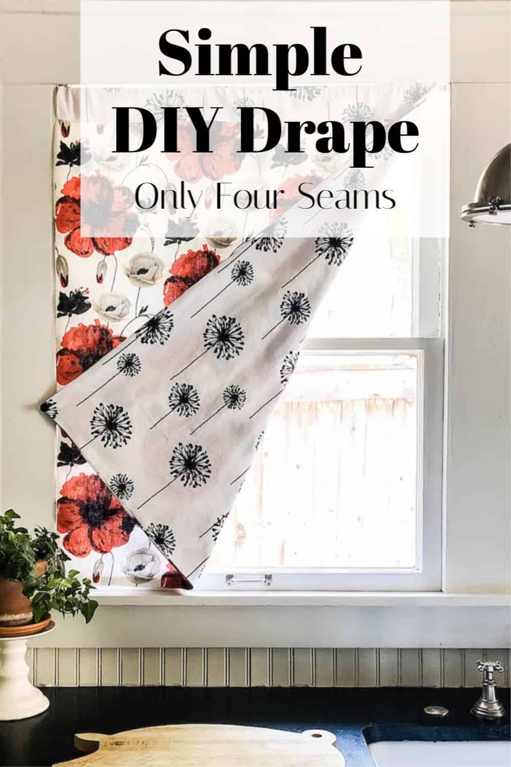 simple diy drape for beginners