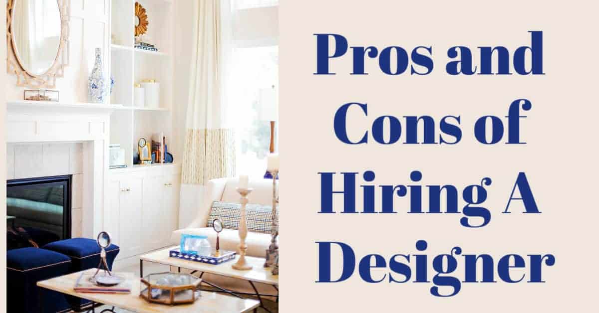 Pros and cons of hiring a designer