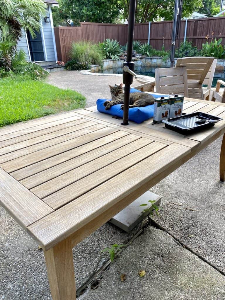 Refinishing Teak Furniture Anyone Can Do It Design Morsels