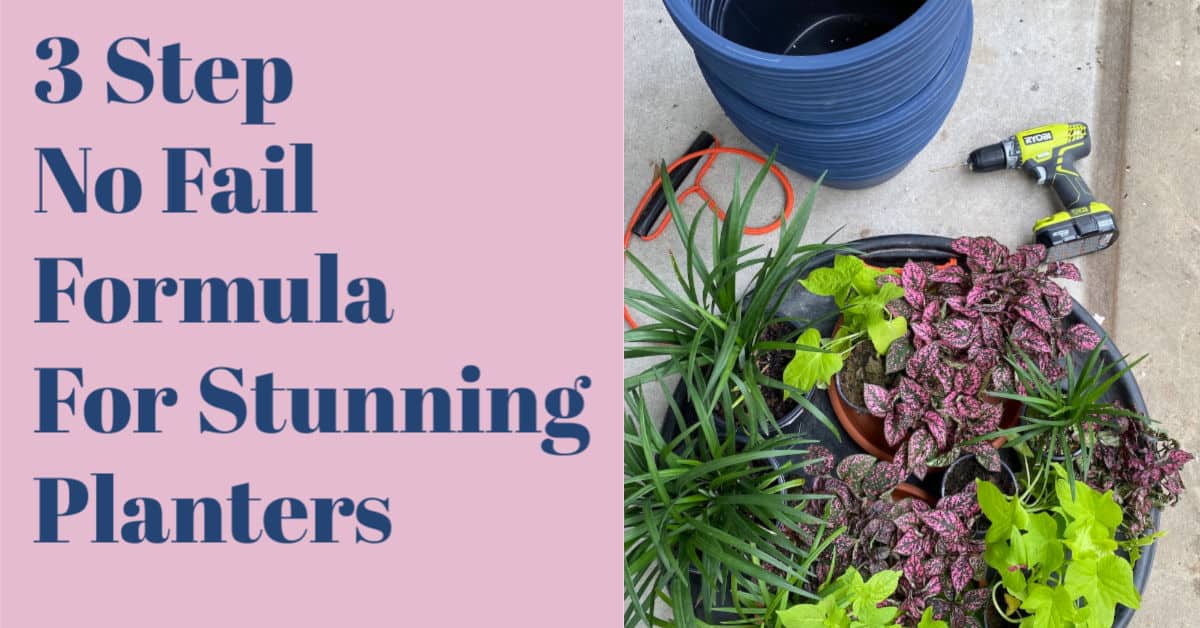Easy Porch Planters: Follow This 3 Step Formula
