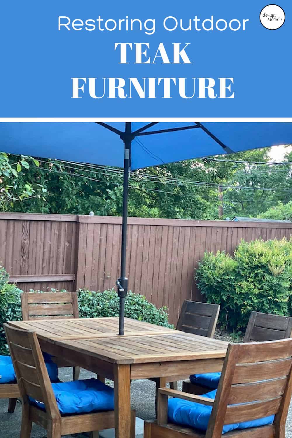 restoring teak furniture