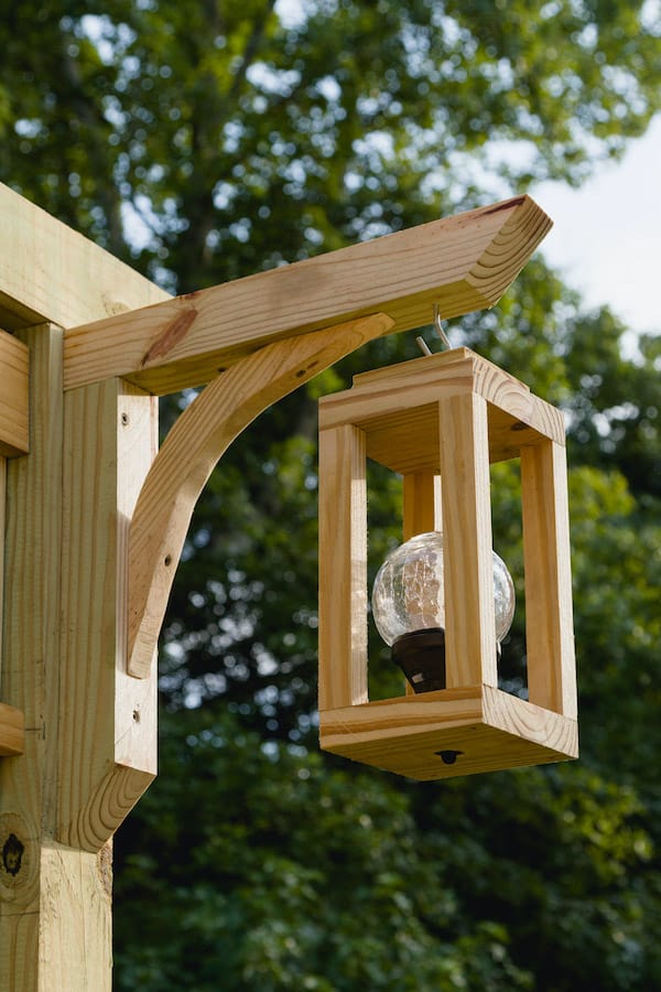 diy wood lantern