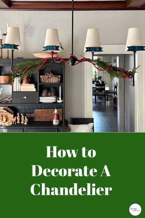 Decorate a chandelier