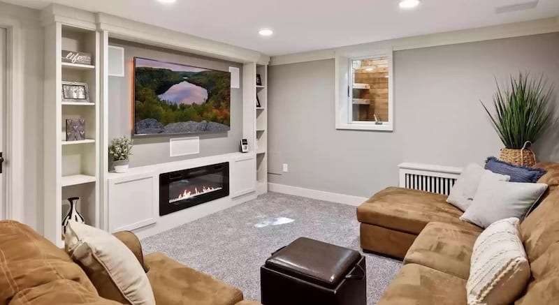basement floor to ceiling height