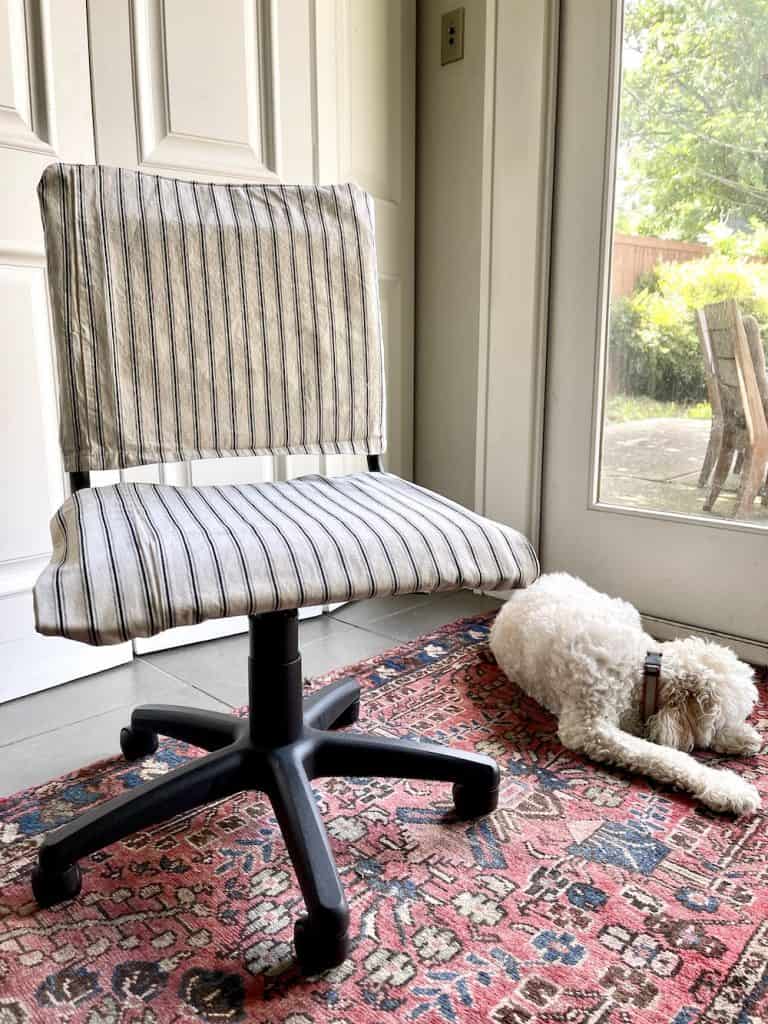 How To Make A Cover for an Ugly Office Chair Design Morsels