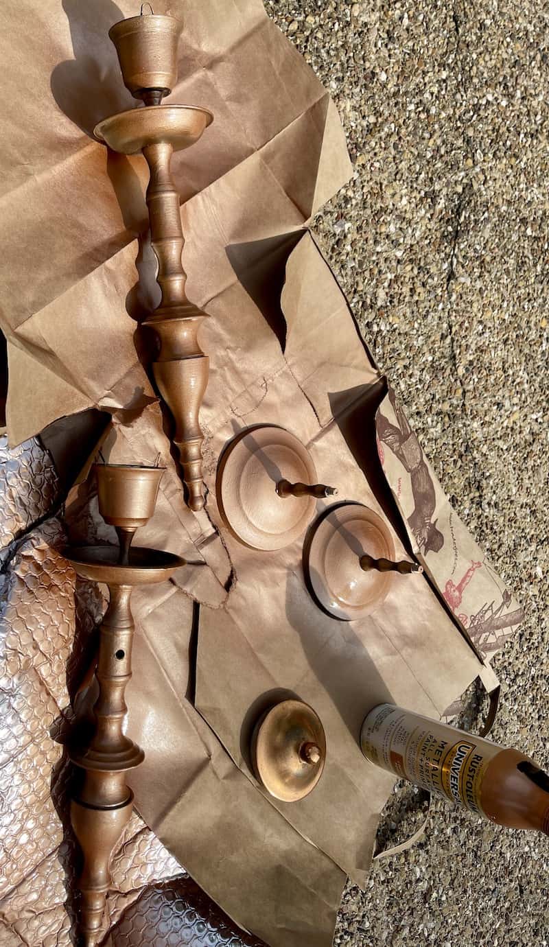 spray paint copper
