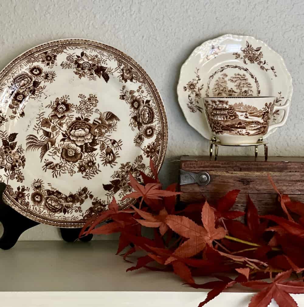 transferware dishes