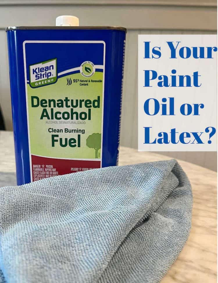 An Easy Way to Tell If Your Paint is Oil Based or Latex Design Morsels