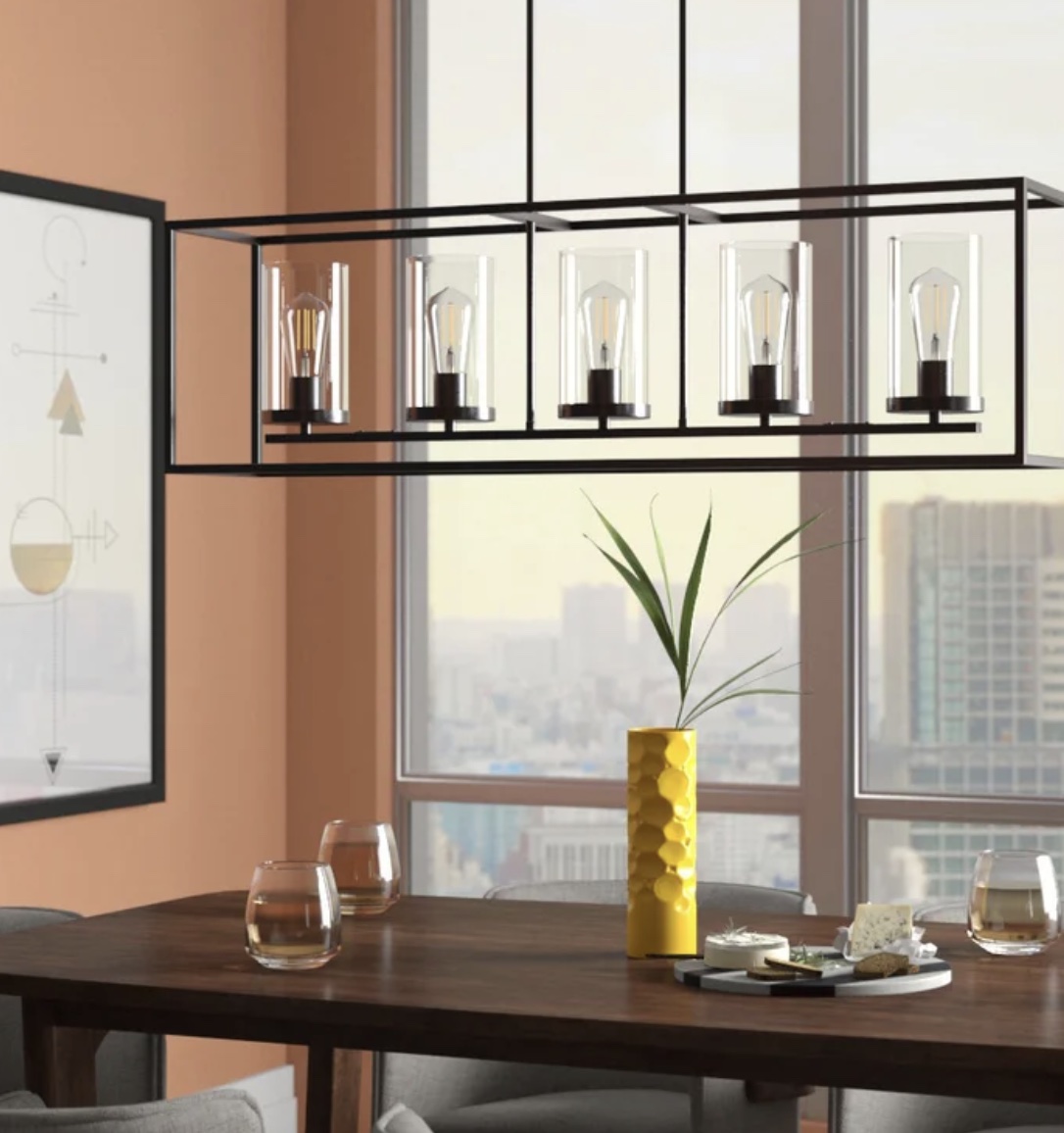 long chandelier
