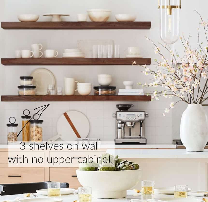 three shelf example