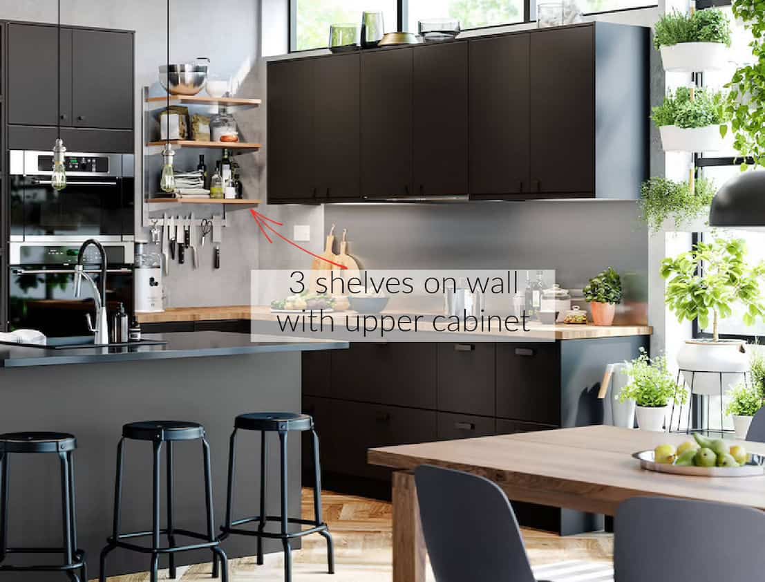 three shelf example