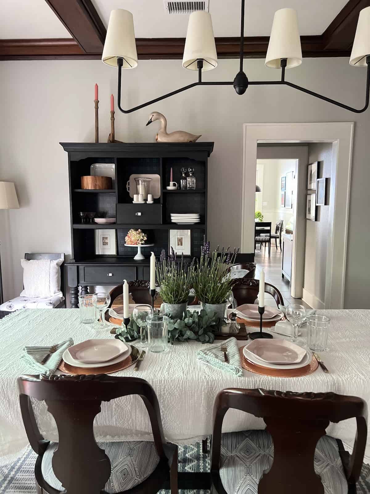 casual summer table
