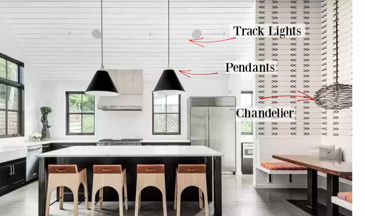 lighting a vaulted ceiling