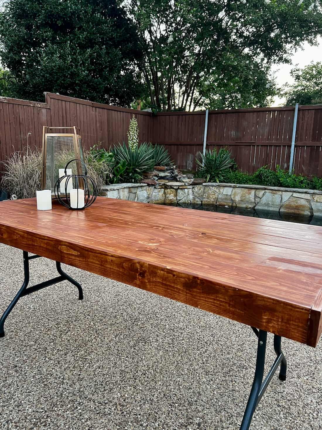 folding table makeover