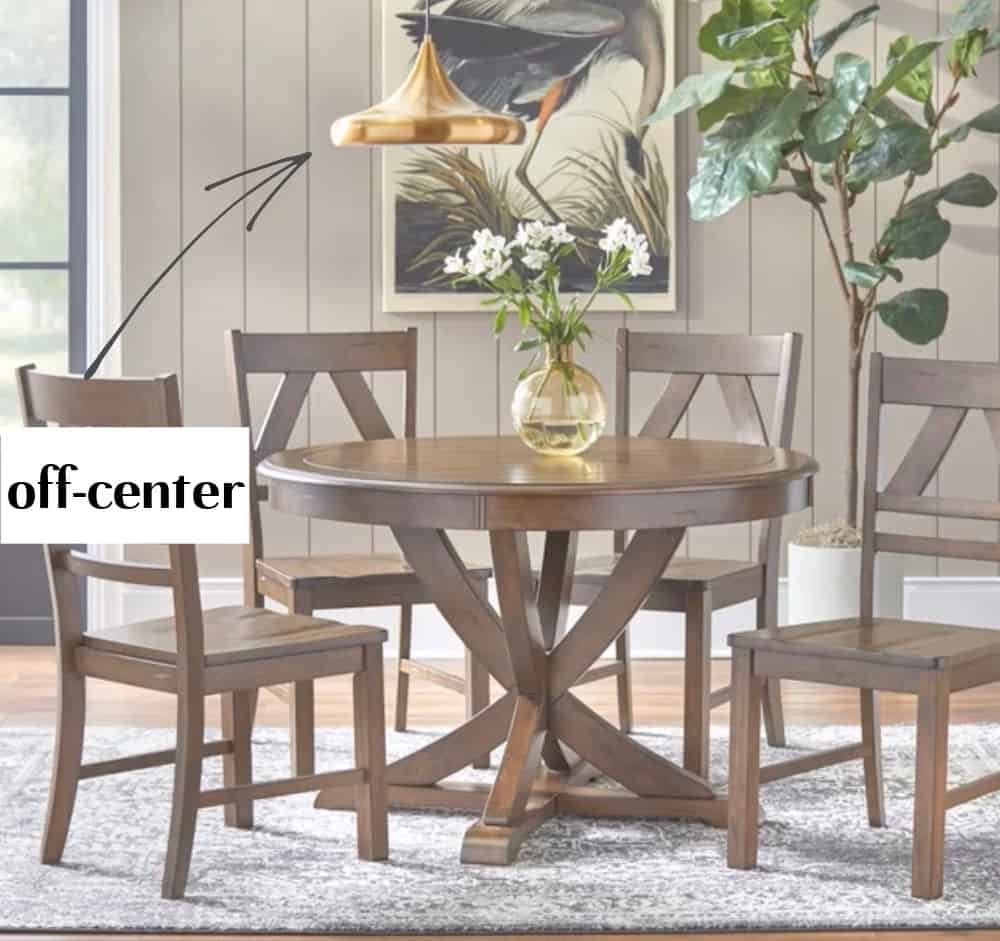 off center fixture
