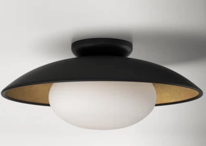 black modern pendant light