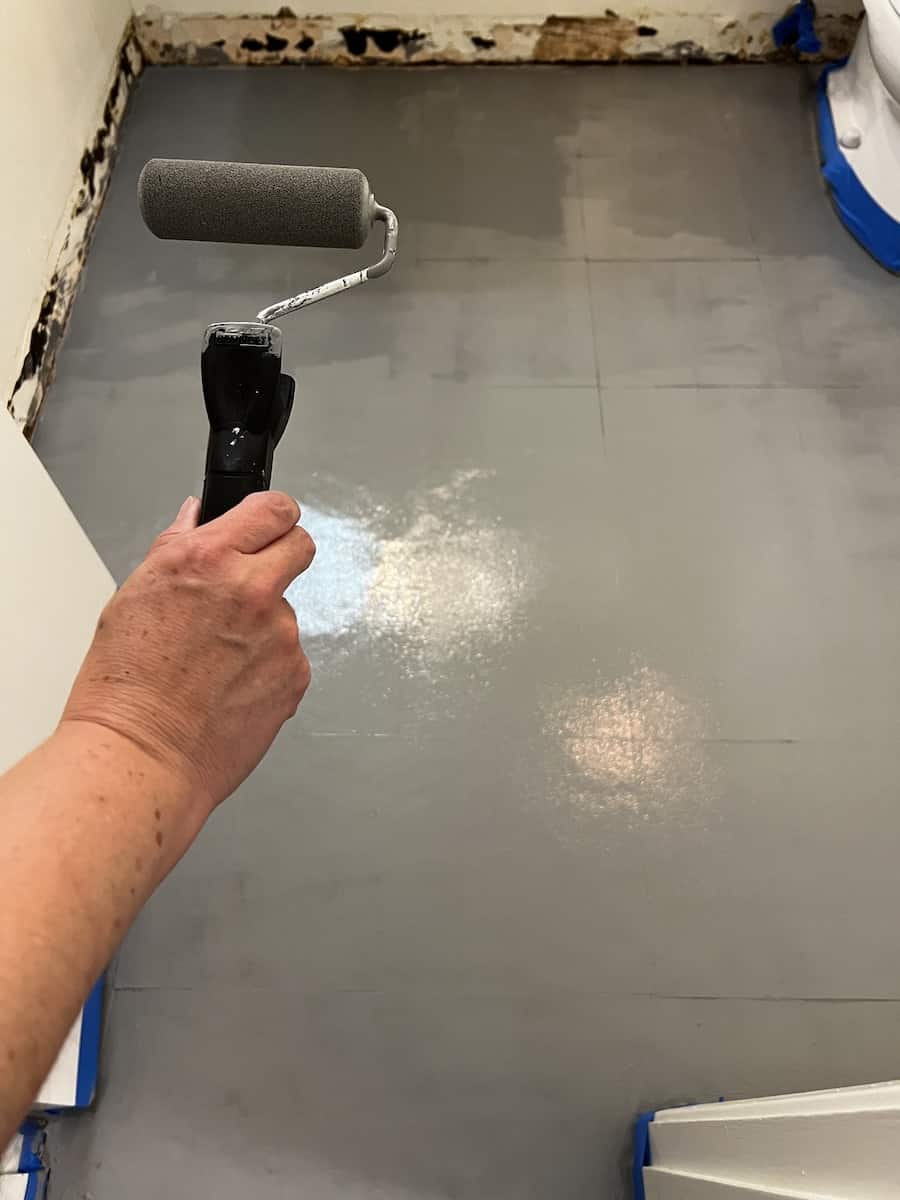 first coat of paint