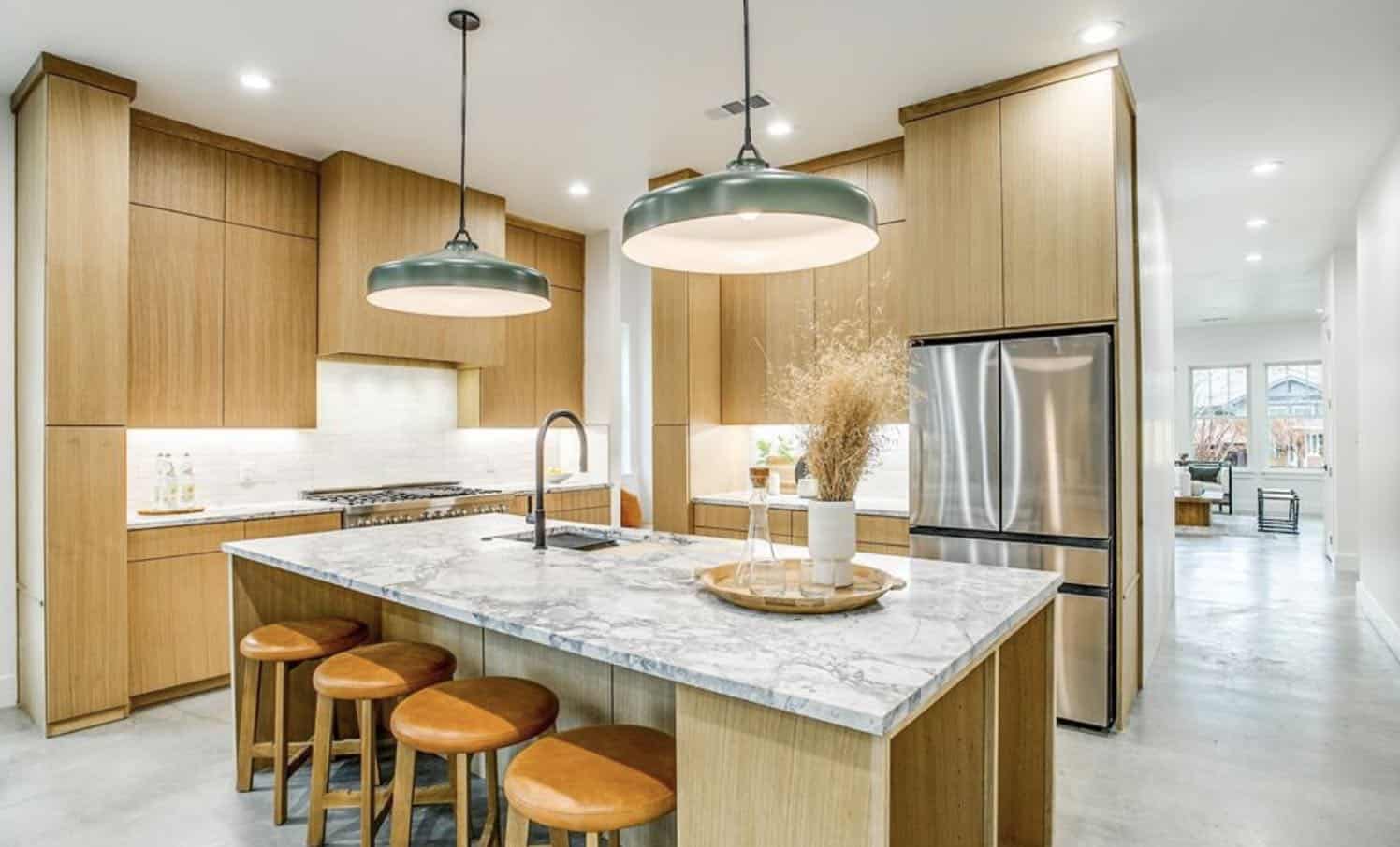 how to light a kitchen island