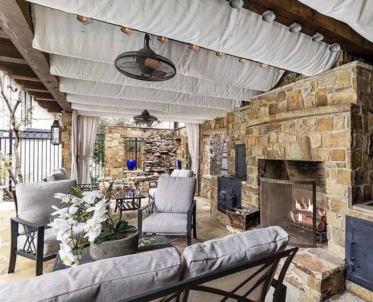 outdoor living areas
