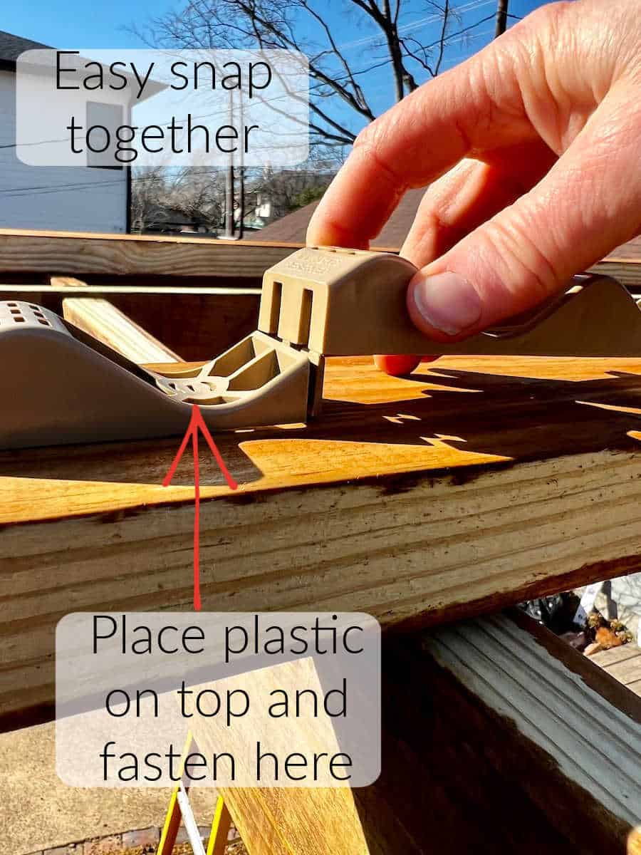 pergola roof install