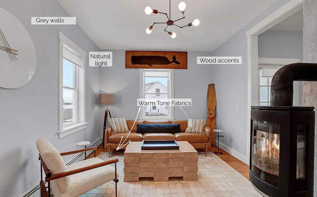 warm up a grey room