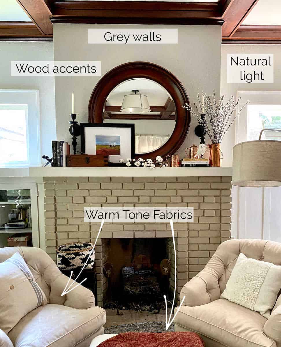 warm up a grey room