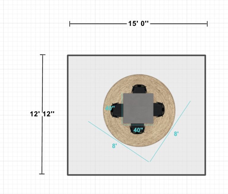 How To Use a Round Rug In a Dining Room (with photos) Design Morsels