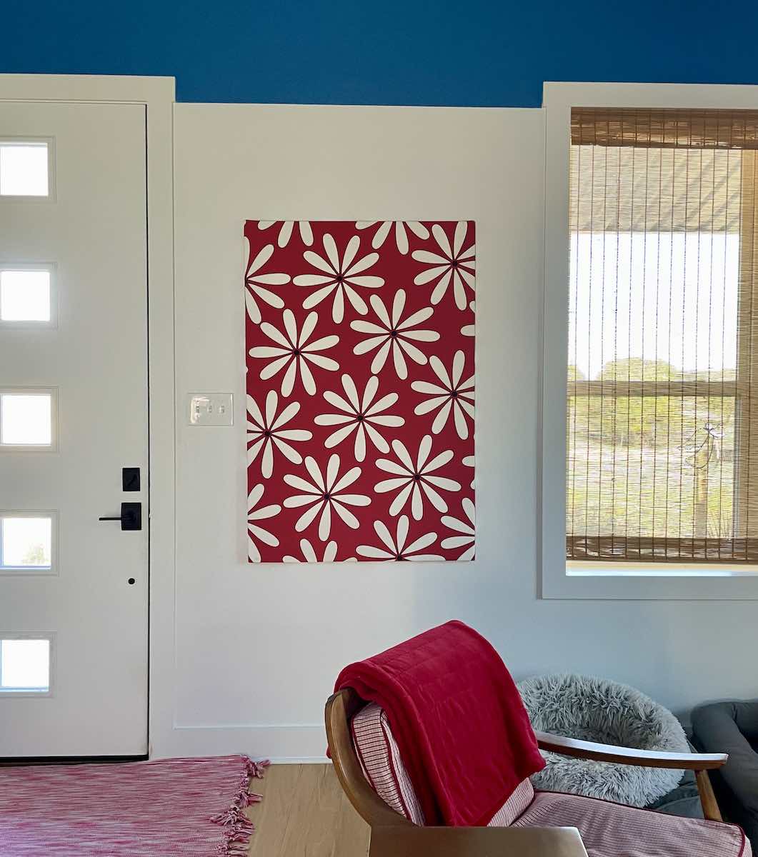 framed graphic fabric