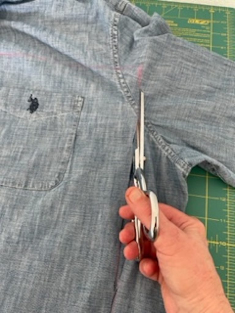 Repurpose Button Up Shirts Into Pillow Covers Design Morsels