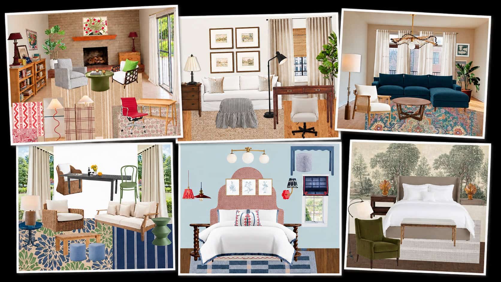Sample mood boards